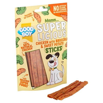 Good Boy Superlicious Sticks Chicken / Broccoli / Sweet Potatoe
